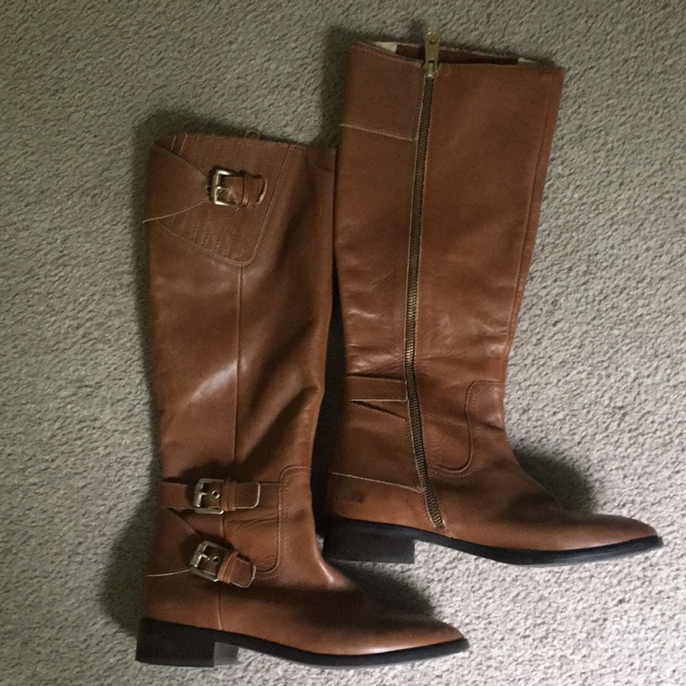 Michael Kors Cognac Riding Boot